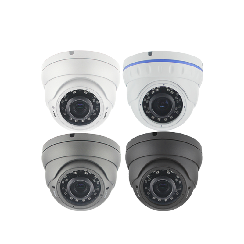 5MP XMeye IMX335+Hi3516EV300 2.8-12mm Vari-focale lens 30m IR Range Dome IP Camera